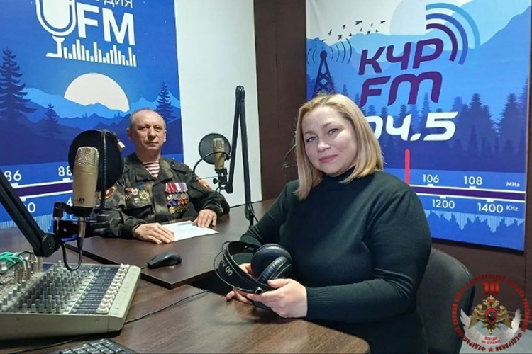 В Карачаево-Черкесии продолжается ведомственная радиорубрика «В эфире Росгвардия»