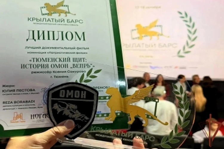 Документальный фильм о легендарном спецподразделении Росгвардии стал победителем международного кинофестиваля