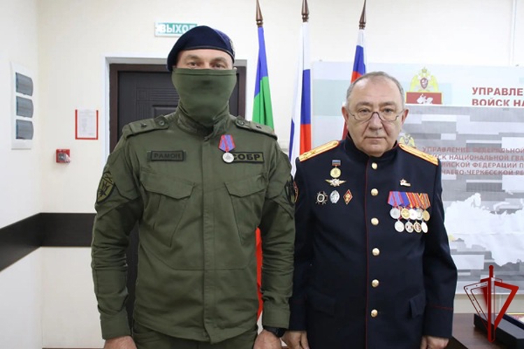 Росгвардейцы Карачаево-Черкесии отметили годовщину образования территориального управления Росгвардии 