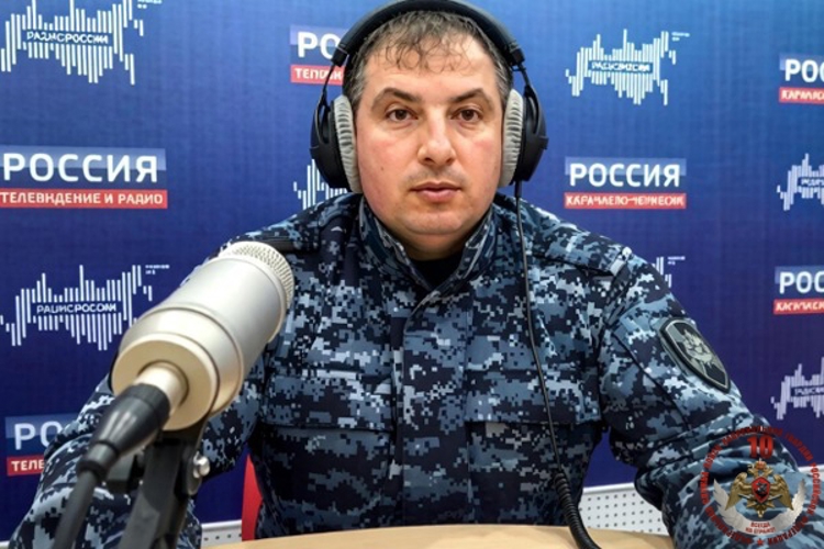 В Карачаево-Черкесии продолжает работу ведомственная радиорубрика «В эфире Росгвардия»