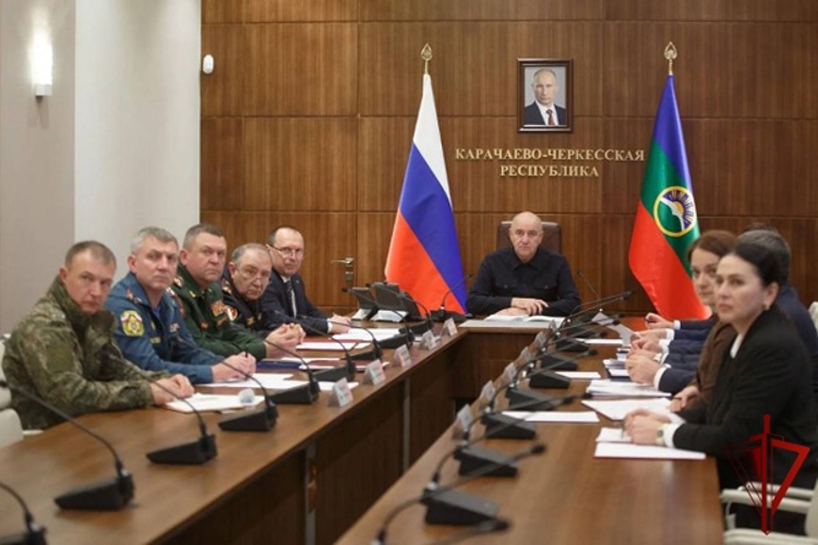 Начальник Управления Росгвардии по Карачаево-Черкесской Республике принял участие в правительственном совещании